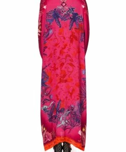 Camilla EBoutique (US) ROUND NECK KAFTAN TROPIC OF NEON Up To 30% Off