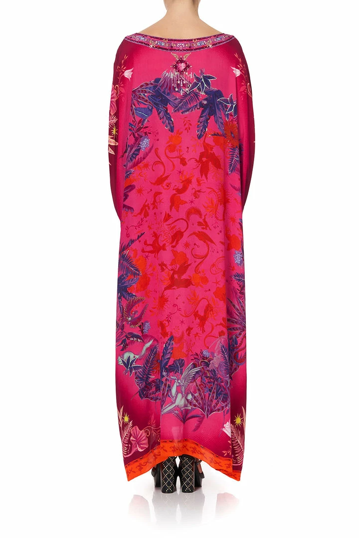 Camilla EBoutique (US) ROUND NECK KAFTAN TROPIC OF NEON Up To 30% Off