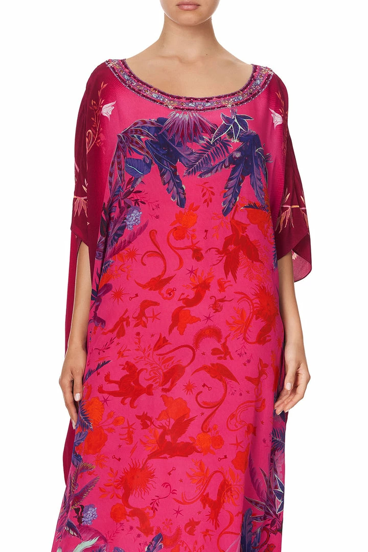 Camilla EBoutique (US) ROUND NECK KAFTAN TROPIC OF NEON Up To 30% Off