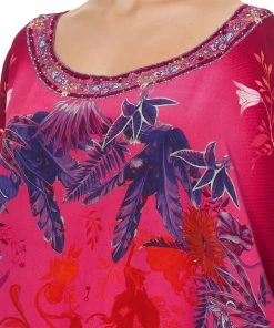Camilla EBoutique (US) ROUND NECK KAFTAN TROPIC OF NEON Up To 30% Off