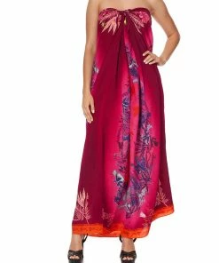 Camilla EBoutique (US) ROUND NECK KAFTAN TROPIC OF NEON Up To 30% Off