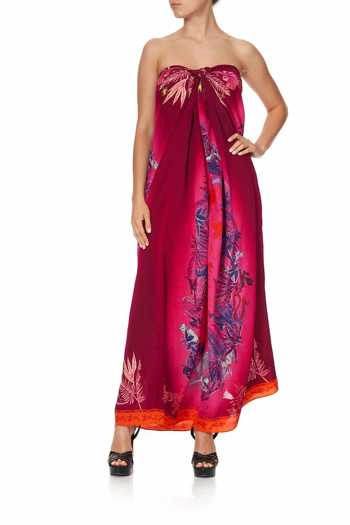 Camilla EBoutique (US) ROUND NECK KAFTAN TROPIC OF NEON Up To 30% Off