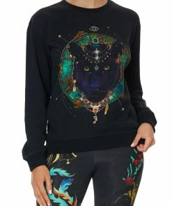 Camilla EBoutique (US) ROUND NECK SWEATER WISE WINGS Up To 40% Off