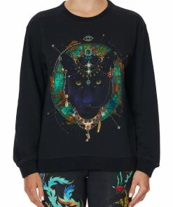 Camilla EBoutique (US) ROUND NECK SWEATER WISE WINGS Up To 40% Off