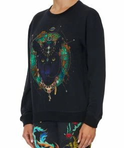 Camilla EBoutique (US) ROUND NECK SWEATER WISE WINGS Up To 40% Off