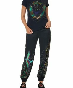 Camilla EBoutique (US) SLIM FIT ROUND NECK T-SHIRT WISE WINGS