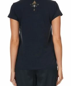 Camilla EBoutique (US) SLIM FIT ROUND NECK T-SHIRT WISE WINGS