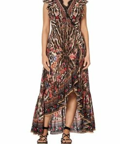 Camilla EBoutique (US) Up To 50% Off RUFFLE WRAP DRESS LIV A LITTLE