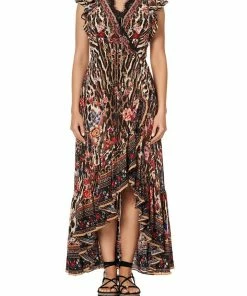 Camilla EBoutique (US) Up To 50% Off RUFFLE WRAP DRESS LIV A LITTLE
