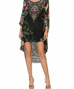 Camilla EBoutique (US) Up To 30% Off SCOOP BACK HEM DRESS RAISED WITH WOLVES