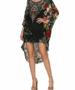 Camilla EBoutique (US) Up To 30% Off SCOOP BACK HEM DRESS RAISED WITH WOLVES