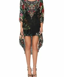 Camilla EBoutique (US) Up To 30% Off SCOOP BACK HEM DRESS RAISED WITH WOLVES