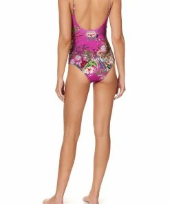 Camilla EBoutique (US) SCOOP NECK ONE PIECE JUNGLE LANGUAGE