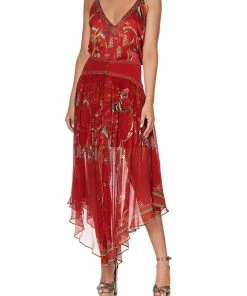 Camilla EBoutique (US) Up To 40% Off SHAPED WAIST SKIRT FORBIDDEN FRUIT