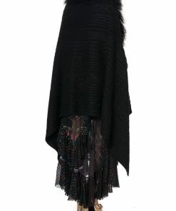 Camilla EBoutique (US) Up To 30% Off SHEARLING CAPE MIDNIGHT MOON HOUSE