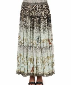 Camilla EBoutique (US) Up To 30% Off SHEER TIERED MAXI SKIRT NOMADIC NYMPH