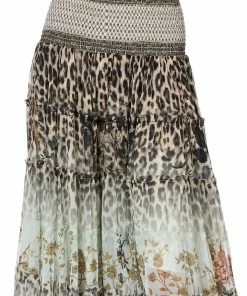 Camilla EBoutique (US) Up To 30% Off SHEER TIERED MAXI SKIRT NOMADIC NYMPH