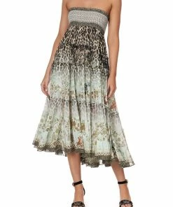 Camilla EBoutique (US) Up To 30% Off SHEER TIERED MAXI SKIRT NOMADIC NYMPH