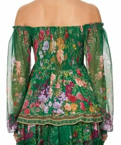 Camilla EBoutique (US) Sale Clothing SHIRRED BODICE BLOUSE DIARIES FROM A VILLA