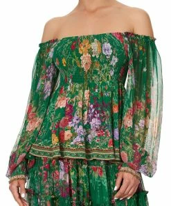 Camilla EBoutique (US) Sale Clothing SHIRRED BODICE BLOUSE DIARIES FROM A VILLA