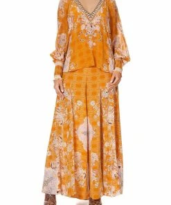 Camilla EBoutique (US) SHIRRED CUFF BLOUSE MARRAKESH MAIDEN