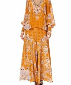 Camilla EBoutique (US) SHIRRED CUFF BLOUSE MARRAKESH MAIDEN