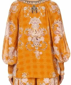 Camilla EBoutique (US) SHIRRED CUFF BLOUSE MARRAKESH MAIDEN