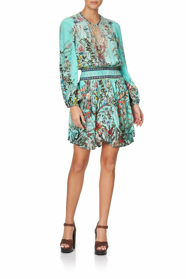Camilla EBoutique (US) SHIRRED RELAXED SHORT DRESS MILLAS BACKYARD Up To 30% Off