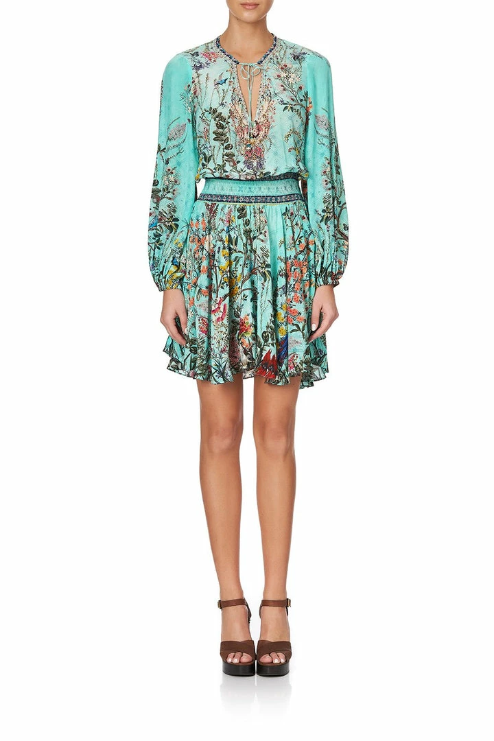 Camilla EBoutique (US) SHIRRED RELAXED SHORT DRESS MILLAS BACKYARD Up To 30% Off