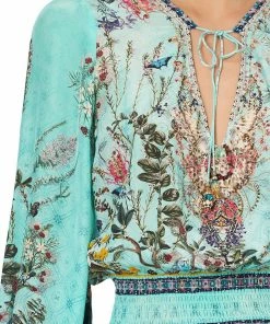 Camilla EBoutique (US) SHIRRED RELAXED SHORT DRESS MILLAS BACKYARD Up To 30% Off