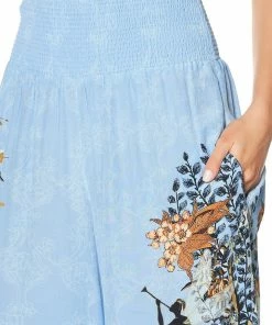 Camilla EBoutique (US) SHIRRED WAIST PANT FAIRY FOUNTAIN Up To 30% Off