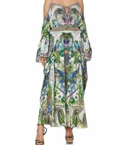 Camilla EBoutique (US) SHIRRED WAIST POCKET SKIRT MOON GARDEN