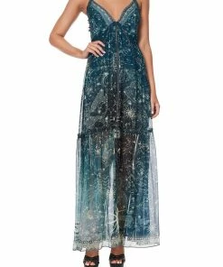 Camilla EBoutique (US) SHOESTRING STRAP GATHERED DRESS INTO THE MYSTIQUE