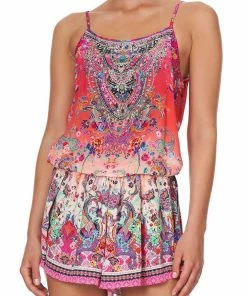 Camilla EBoutique (US) SHOESTRING STRAP PLAYSUIT FREE LOVE Up To 30% Off