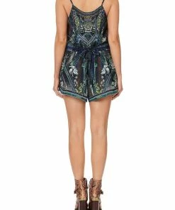 Camilla EBoutique (US) SHOESTRING STRAP PLAYSUIT KOMODO QUEEN