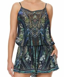 Camilla EBoutique (US) SHOESTRING STRAP PLAYSUIT KOMODO QUEEN