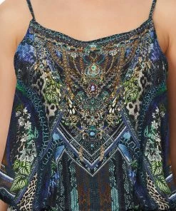 Camilla EBoutique (US) SHOESTRING STRAP PLAYSUIT KOMODO QUEEN