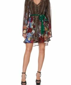 Camilla EBoutique (US) SHORT DRESS WITH YOKE JEWEL OF JUPITER Up To 50% Off