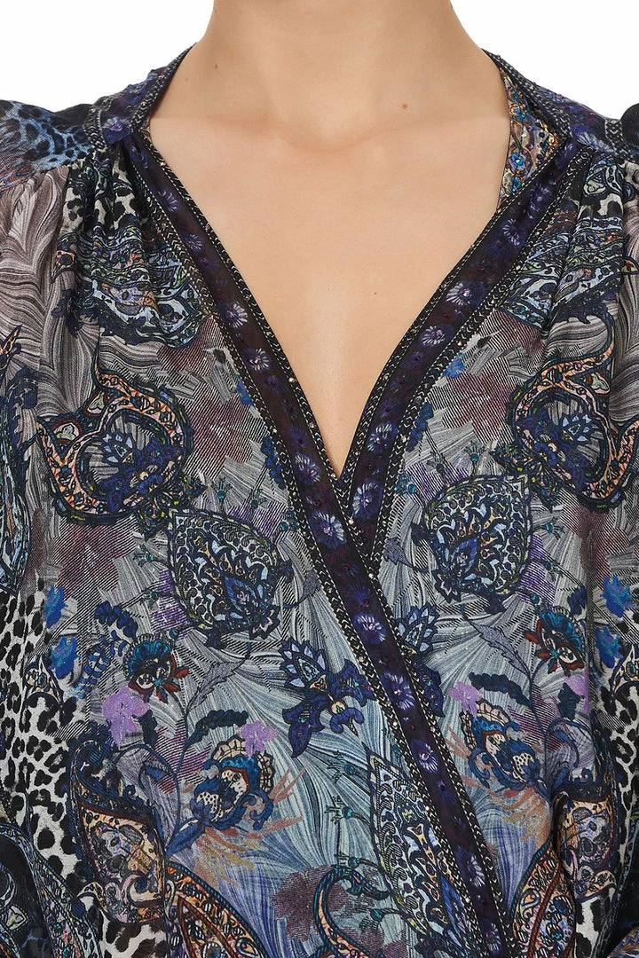 Camilla EBoutique (US) SHORT GATHERED LAYER WITH DRAPED SHOULDER FESTIVAL EXPRESS Up To 30% Off