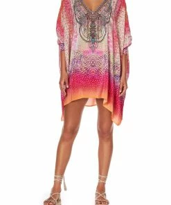 Camilla EBoutique (US) SHORT KAFTAN WITH CUFF SERPENTINE DREAMS