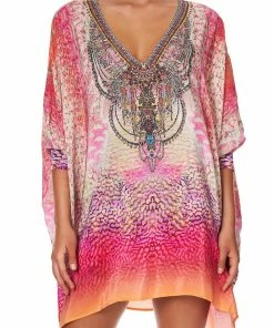 Camilla EBoutique (US) SHORT KAFTAN WITH CUFF SERPENTINE DREAMS