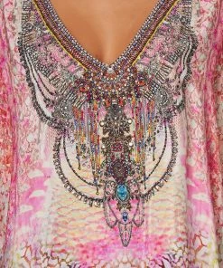 Camilla EBoutique (US) SHORT KAFTAN WITH CUFF SERPENTINE DREAMS