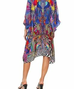 Camilla EBoutique (US) Up To 30% Off SHORT KAFTAN WITH HARDWARE PSYCHEDELICA