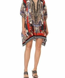 Camilla EBoutique (US) SHORT LACE UP KAFTAN DEAR BRIGITTE