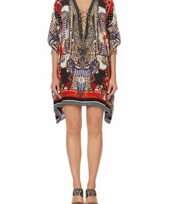 Camilla EBoutique (US) SHORT LACE UP KAFTAN DEAR BRIGITTE
