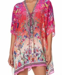 Camilla EBoutique (US) Up To 30% Off SHORT LACE UP KAFTAN FREE LOVE
