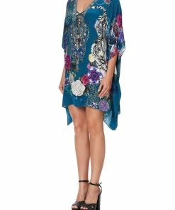 Camilla EBoutique (US) SHORT LACE UP KAFTAN LUNAR GAZING