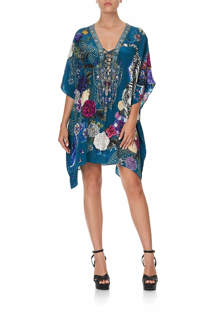 Camilla EBoutique (US) SHORT LACE UP KAFTAN LUNAR GAZING