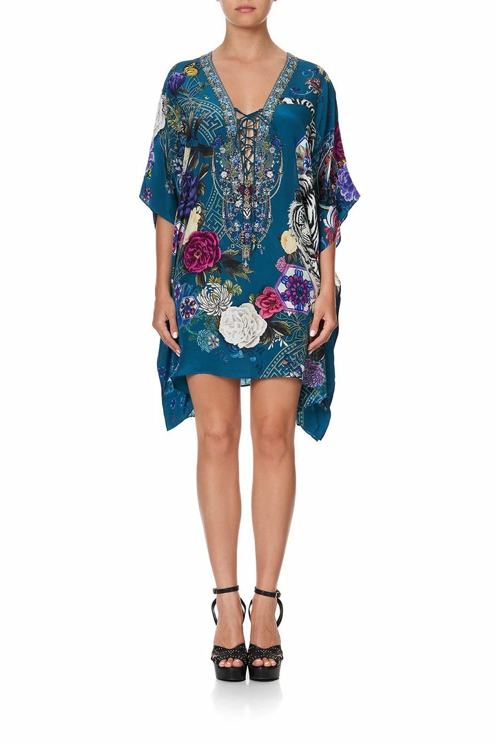 Camilla EBoutique (US) SHORT LACE UP KAFTAN LUNAR GAZING