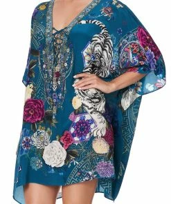 Camilla EBoutique (US) SHORT LACE UP KAFTAN LUNAR GAZING